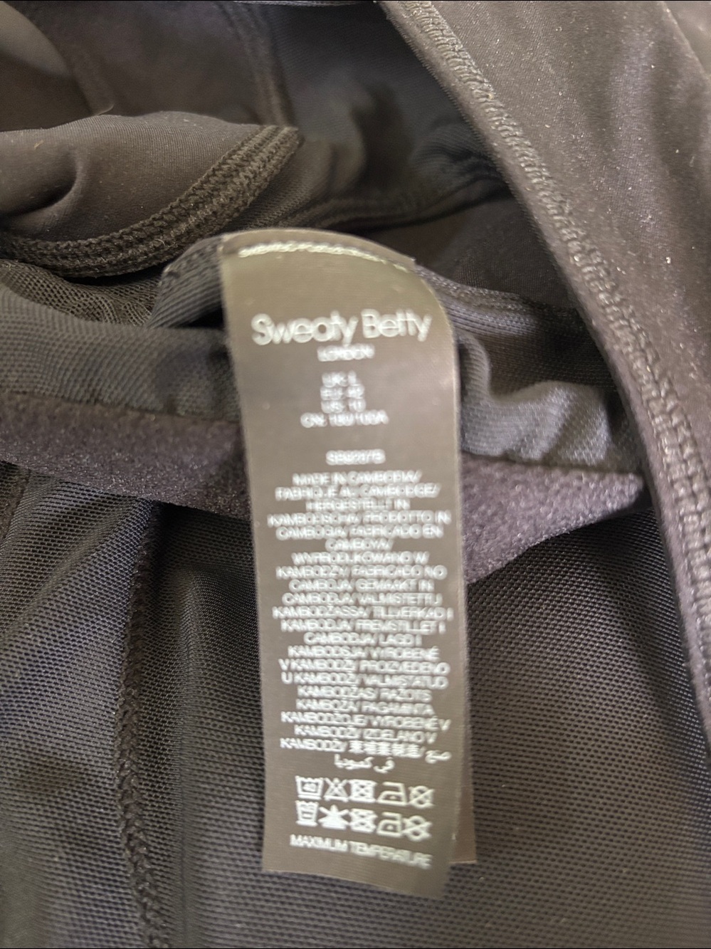 Sweaty Betty Black Power Pro Racerback work out Dress - Picture 9 of 11